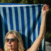 Cotton Bay Velour Stripe Beach Towel Ocean Breeze-Beach Towels