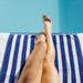 Cotton Bay Velour Stripe Beach Towel Sail Line-Beach Towels