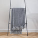 Cotton Bay Zig Zag Throw Ash Grey-Throws