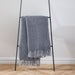 Cotton Bay Ziggy Throw Ash Grey-Throws