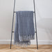 Cotton Bay Ziggy Throw Blue Grey-Throws
