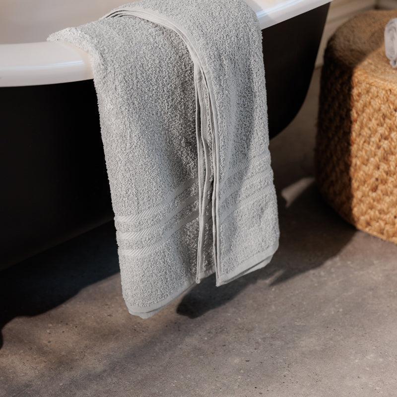 Cotton Club Towel Collection Bath Sheet - Dove Grey-Bath Sheet