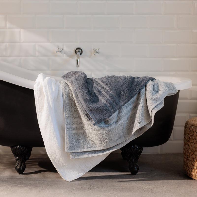 Cotton Club Towel Collection Bath Sheet - White-Bath Sheet