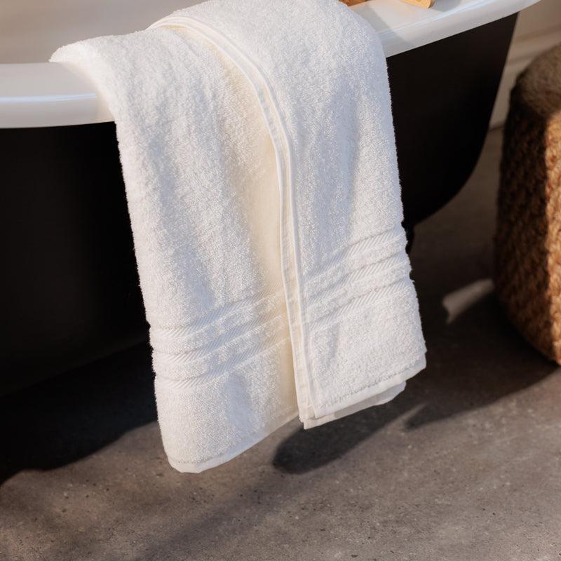 Cotton Club Towel Collection Bath Sheet - White-Bath Sheet
