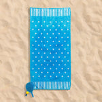 Cotton Collection Coastal Confetti Velour Beach Towel