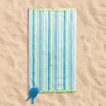 Cotton Collection Solstice Swirls Velour Beach Towel
