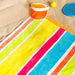 Sunny Stripes Velour Beach Towel-Beach Towels