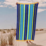 Cotton Collection Velour Ocean Breeze Beach Towel