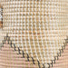 Round Sewing Seagrass Basket - Diamond Design