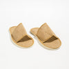 Disposable Open-toe Jute Slippers Natural