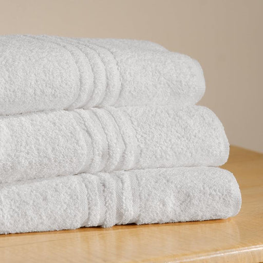 Dry Time Hand Towel White 400gsm-Hand Towel