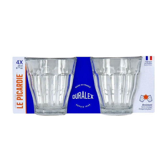 Duralex Le Picardie Tumbler Clear Set of 4-Glassware