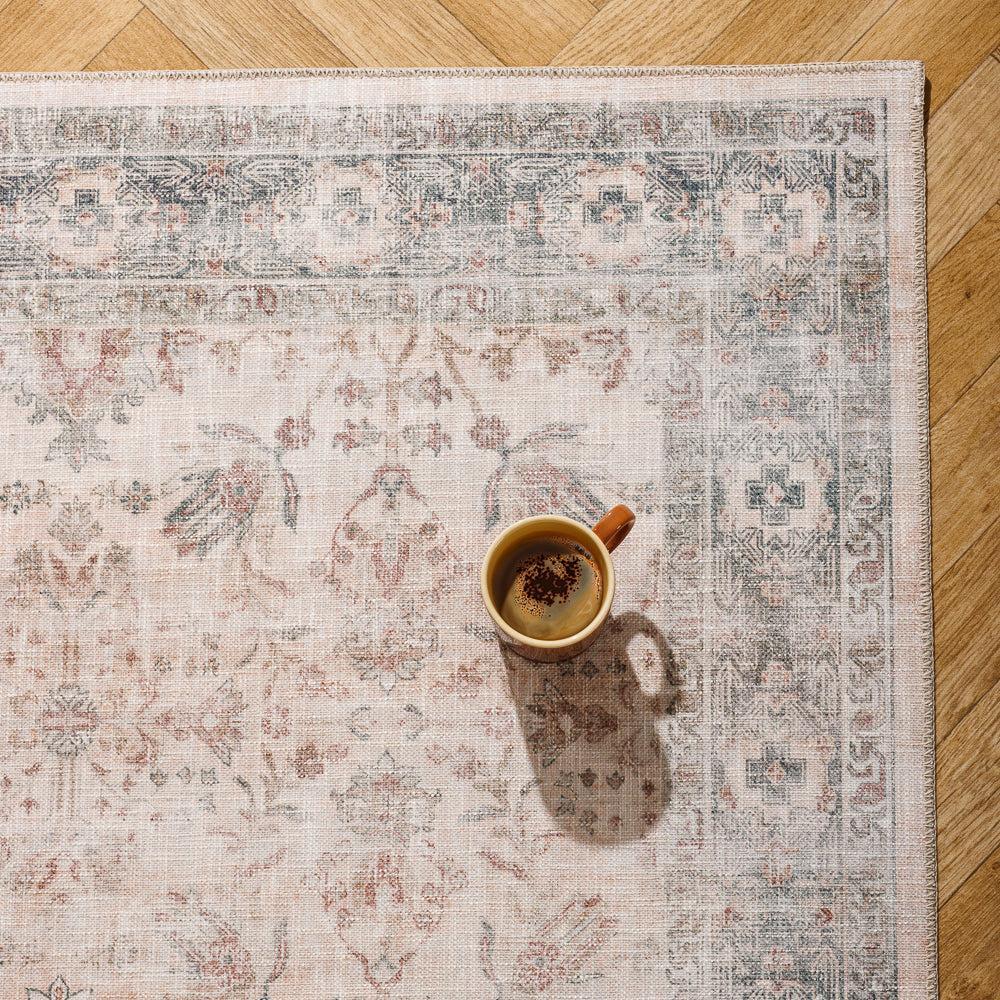 Echo Printed TexturaWeave Carpet Mist-Carpets/Rugs