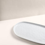 Ecology Speckle Oval Platter Milk