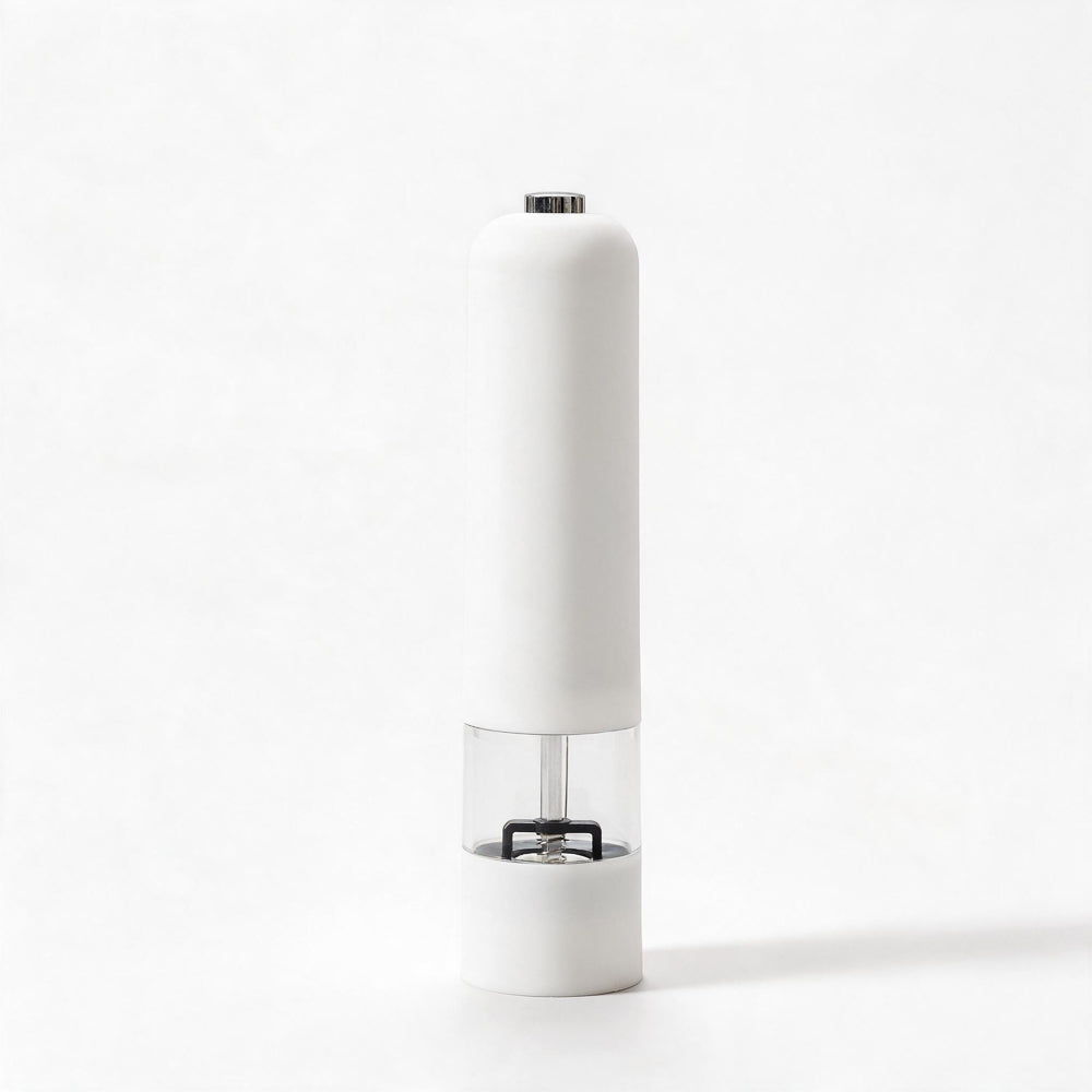 Electric Pepper Mill Battery Operated White-Kitchen Tools