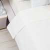 Exclusive Collection 1000 Thread Count Cotton Rich Flat Sheet White