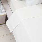 Exclusive Collection 1000 Thread Count Cotton Rich Flat Sheet White