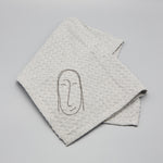 Faces of Felicity Dishcloth Light Grey