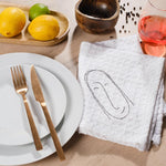 Faces of Felicity Dishcloth White