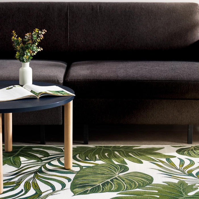 Feuilles Tropicales Outdoor Carpet Green-Carpets/Rugs