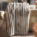 Fluted Faux Fur Blanket - Frosted Cloud-BLANKET