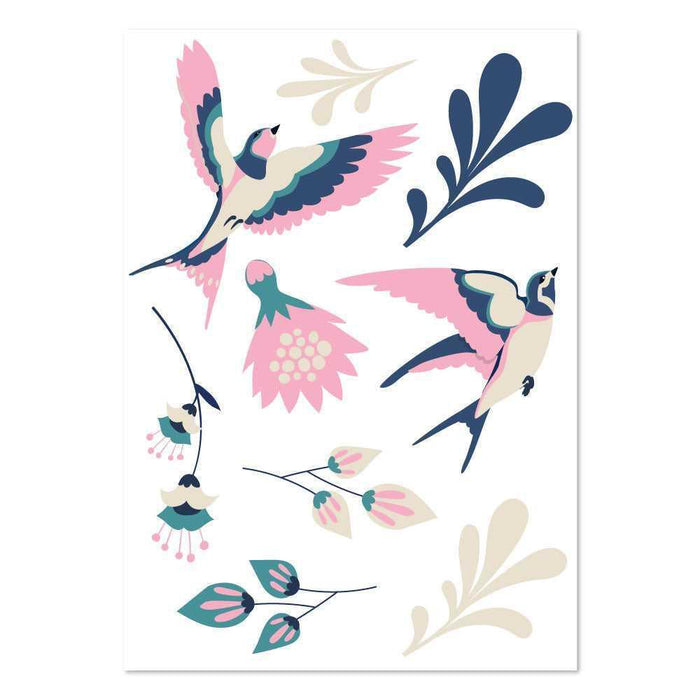 Forest Friends Decals - Blush