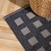 Full Box Pattern Rug Navy (60 x 120cm)-CARPET