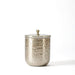 Hammered Canister with Lid Pewter-Canisters