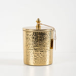 Hammered Tea Canister Gold