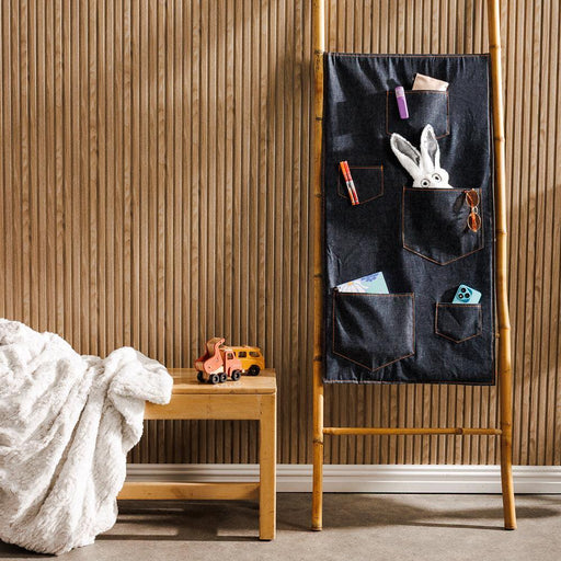 Hanging Organiser Large Denim Blue-Storage