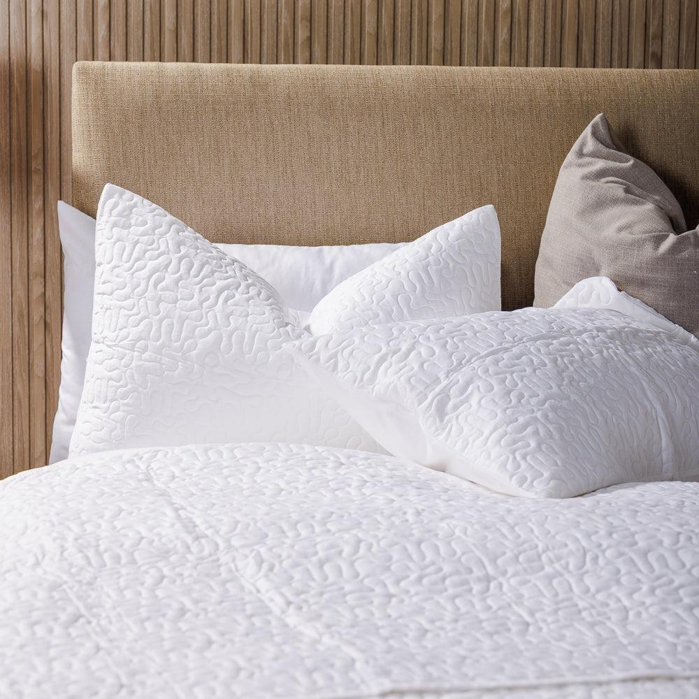 Haze Whisper Soft Premium Cotton Quilt White-Quilts & Comforters