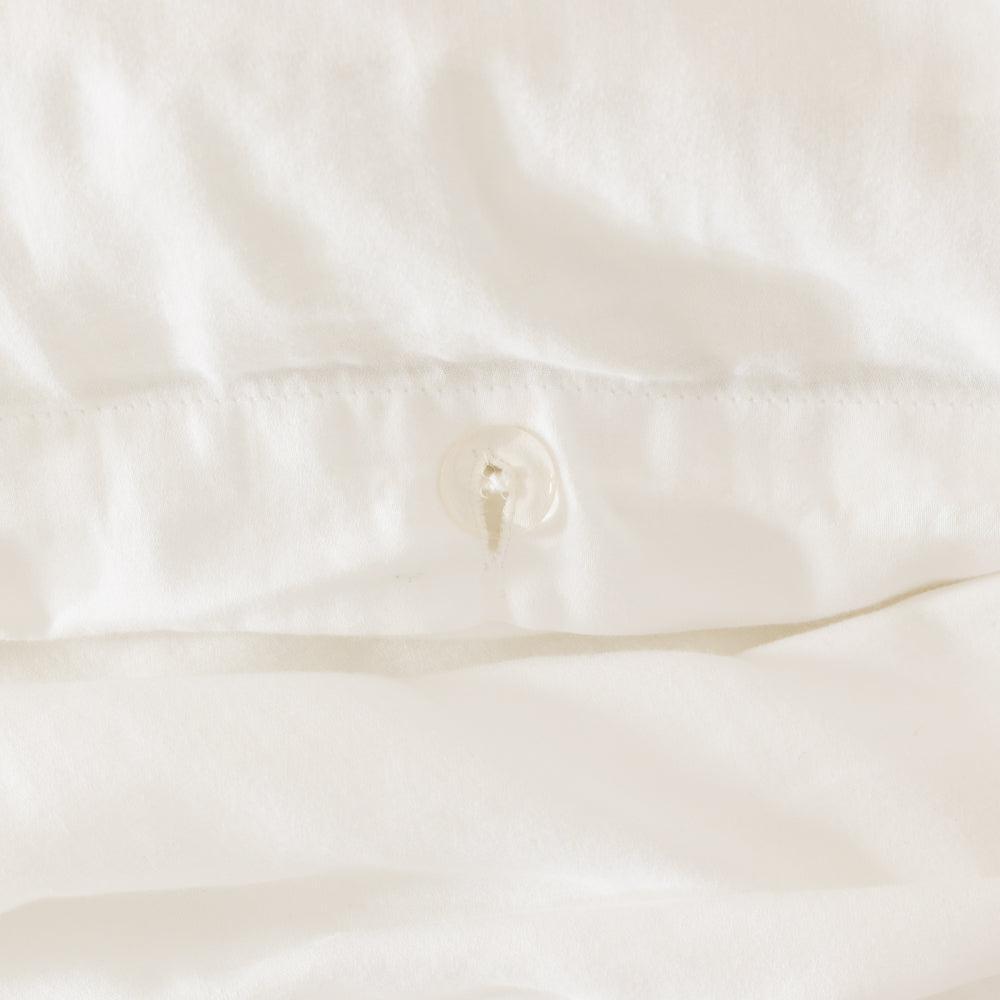 Heritage Collection Cotton Linen Blend Duvet Cover Set White-Duvet Cover Sets