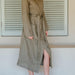 Heritage Collection Luxury Linen & Lyocell Kimono Gown - Forest-Bathrobe