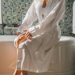 Heritage Collection Luxury Linen and Lyocell Kimono Gown Mist