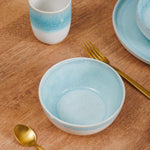 Home.Life Breeze Stoneware Soup Bowl Blue