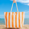 Home.Life Broad Stripe Beach Bag Orange