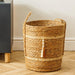 Home.Life Bulrush Maize Two Tone Tassel Basket Natural-Storage Baskets