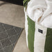 Home.Life Canvas Laundry Storage Bag Broad Stripe Dark Moss-Laundry Basket