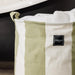 Home.Life Canvas Laundry Storage Bag Broad Stripe Dusty Green-Laundry Basket