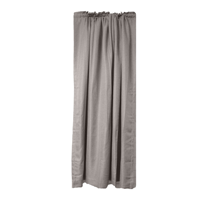 HOME.LIFE Clifton Self-Lined Dim Out Taped Curtain - Platinum