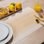 Home.Life Distressed Placemats Orange 6 Pack