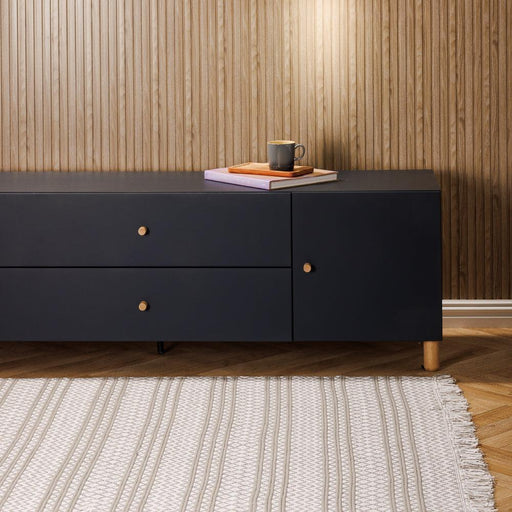 GeoLoom Dari Carpet Light Grey-Carpets/Rugs