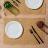Home.Life Jute Hemmed Placemats Cream 4 Pack