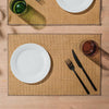 Home.Life Jute Hemmed Placemats Grey 4 Pack