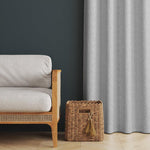 Home.Life Leaf Lined Eyelet Curtain Fossil