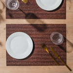 Home.Life Leatherette Placemat Brown