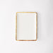 Rectangular Rimmed Side Plate - Natural Ivory-Ceramic