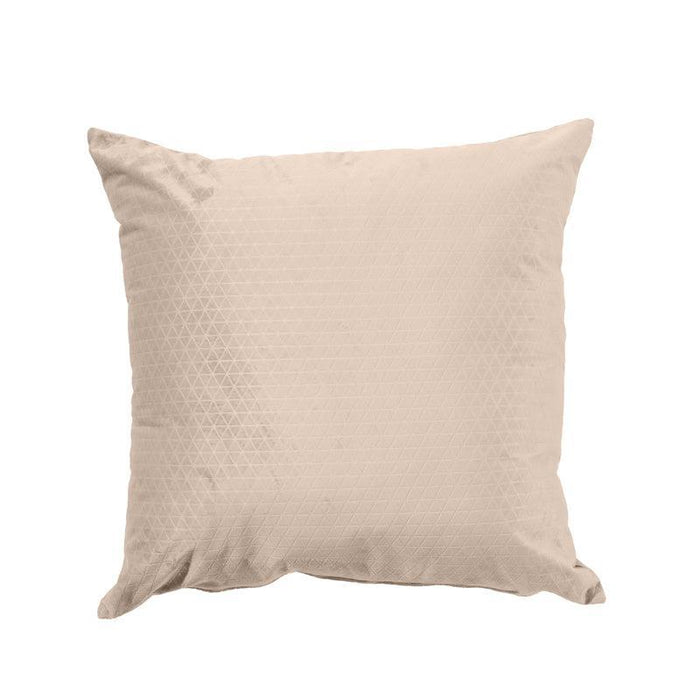 HOME.LIFE Luxe Collection Embossed Velvet Scatter - Beige-Scatter