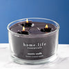 Home.Life Luxury Scented 3 Wick Candle Exotic Oud