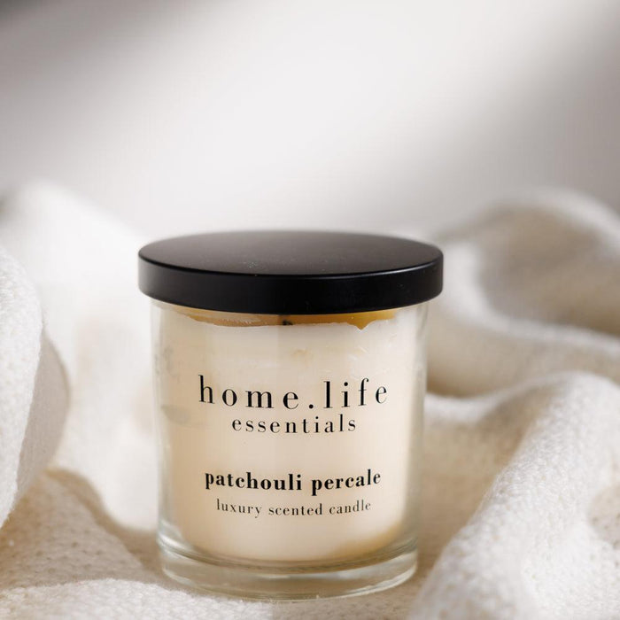Home.Life Luxury Scented Candle Patchouli Percale-Home.Life Candles